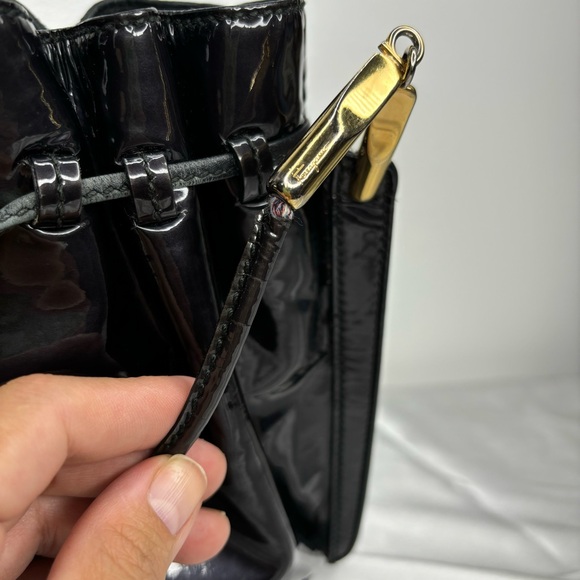 Salvatore Ferragamo Patent Leather Bucket Bag - Picture 10 of 12